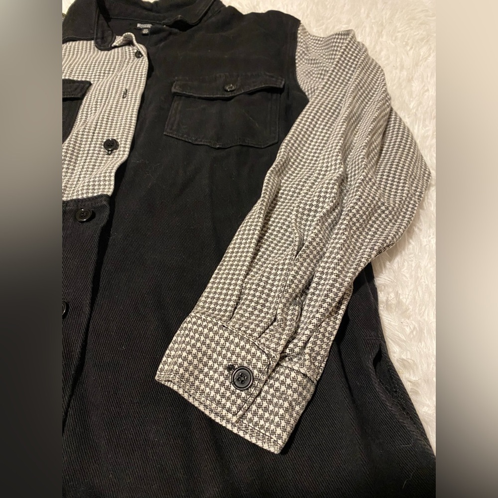 Misguided Colorblock Jean Jacket - image 3